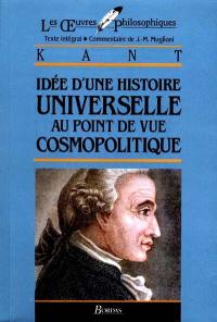 Idée d'une histoire universelle au point de vue cosmopolitique