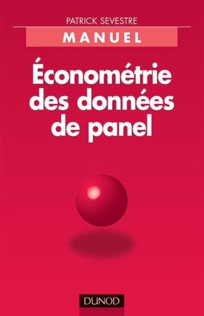 Econométrie des données de panel