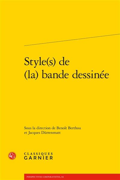 Style(s) de (la) bande dessinée