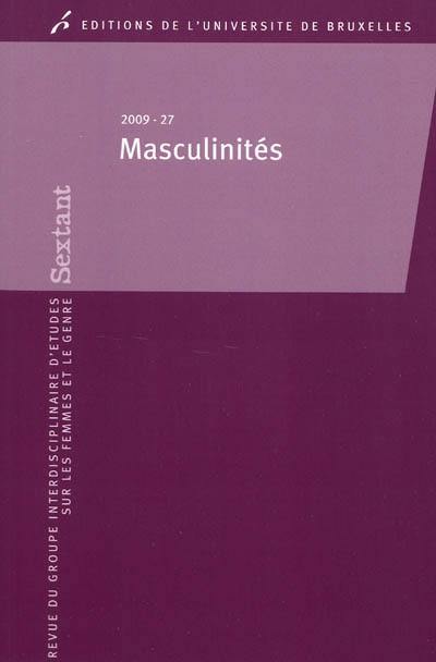 Sextant, n° 27. Masculinités