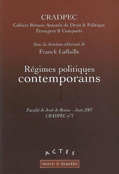 Régimes politiques contemporains