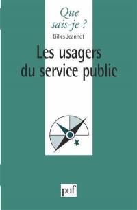 Les usagers du service public