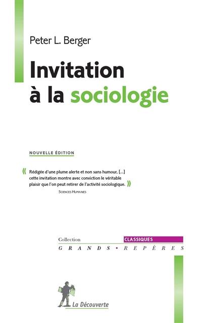 Invitation à la sociologie