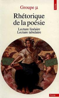 Rhétorique de la poésie : lecture linéaire, lecture tabulaire