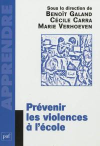 Prévenir les violences à l'école