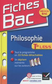 Philosophie, terminales L, ES, S