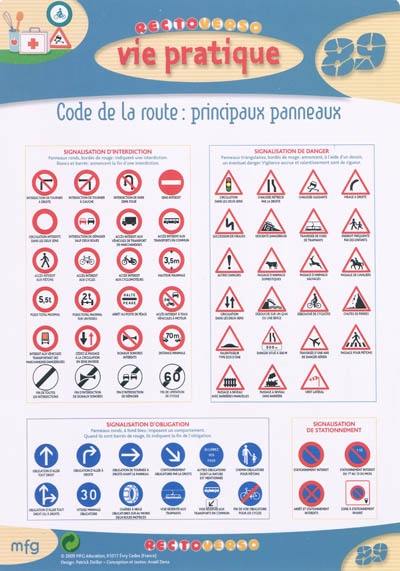 Code de la route : principaux panneaux