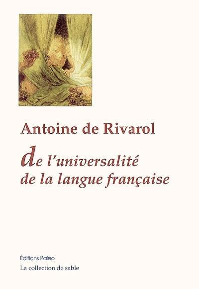 Discours sur l'universalité de la langue française