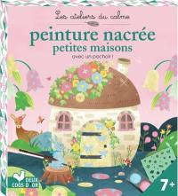 Peinture nacrée petites maisons : avec un pochoir !