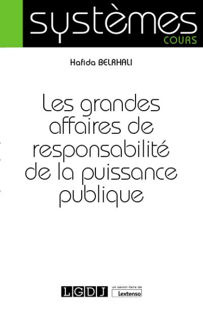 Les grandes affaires de responsabilité de la puissance publique