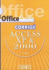 Access XP (2002) & 2000 : corrigé