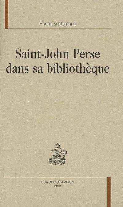 Saint-John Perse dans sa bibliothèque