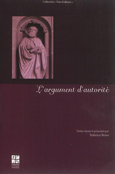 L'argument d'autorité