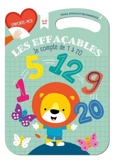 Je compte de 1 à 20 : les effaçables : 4-6 ans