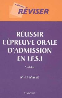 Réussir l'épreuve orale d'admission en IFSI