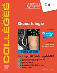 Rhumatologie : réussir ses EDN : l'ouvrage officiel de la spécialité