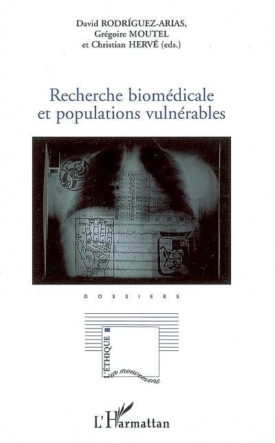 Recherche biomédicale et populations vulnérables