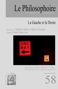 Philosophoire (Le), n° 58. La gauche et la droite