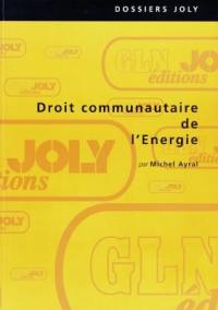 Droit communautaire de l'énergie