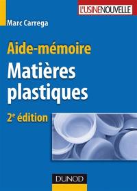 Aide-mémoire matières plastiques