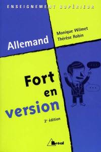 Fort en version, allemand