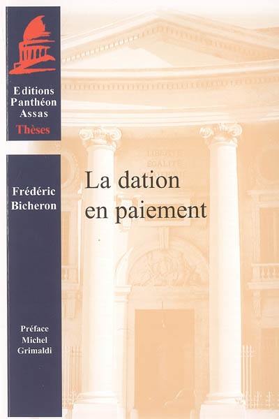 La dation en paiement