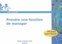 Prendre une fonction de manager