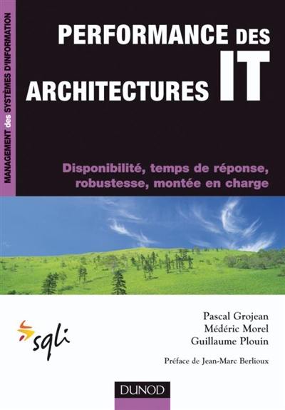 Performances des architectures IT : disponibilité, temps de réponse, robustesse, montée en charge