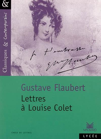 Lettres à Louise Colet