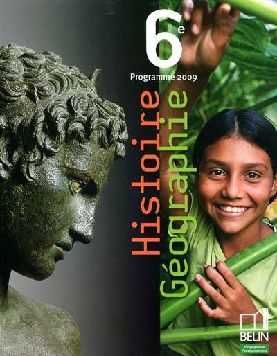 Histoire géographie 6e, programme 2009