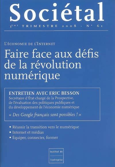 Sociétal, n° 61. Faire face aux défis de la révolution numérique