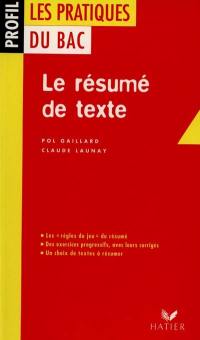 Le résumé de texte