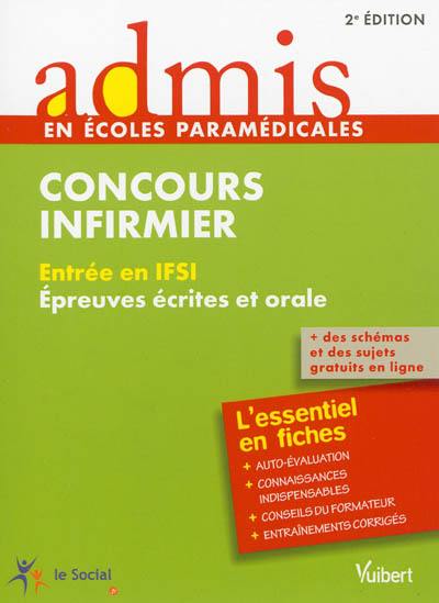 Concours infirmier : entrée en IFSI, épreuves écrites et orale