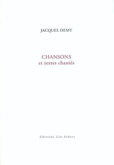 Chansons et textes chantés