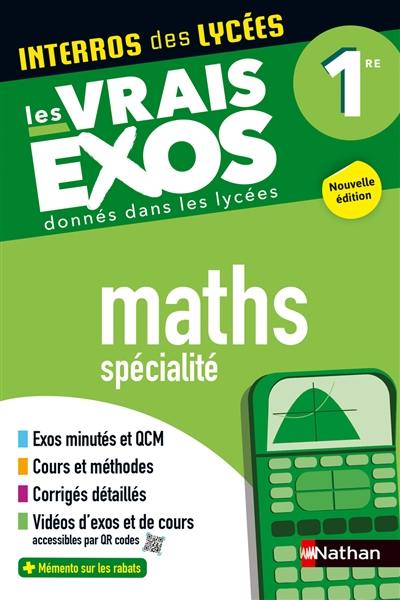 Maths spécialité 1re : les vrais exos donnés dans les lycées