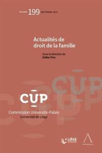 Actualités de droit de la famille