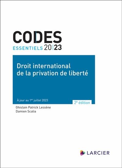 Droit international de la privation de liberté 2023