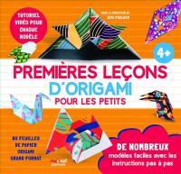 Premières leçons d'origami pour les petits : de nombreux modèles facile avec les instructions pas à pas