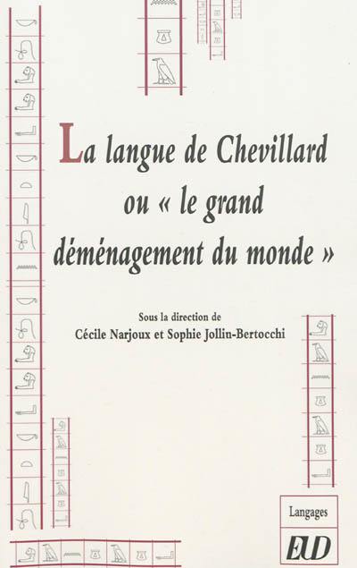 La langue de Chevillard ou Le grand déménagement du monde