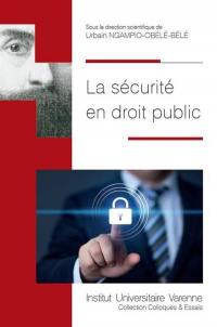 La sécurité en droit public