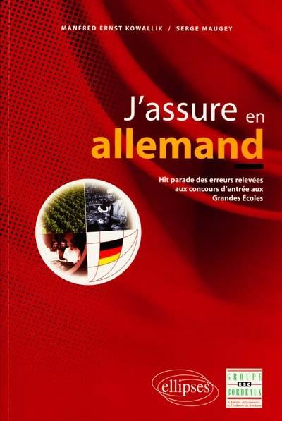 J'assure en allemand : le hit parade des erreurs aux examens et concours