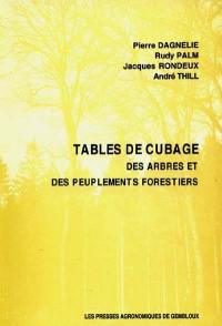 Tables de cubage des arbres et des peuplements forestiers