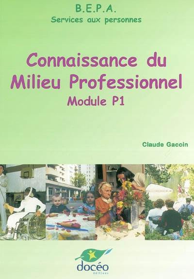 Connaissance du milieu professionnel, BEPA services aux personnes : module P1