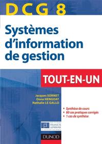 Systèmes d'information et de gestion, DCG 8 : tout-en-un