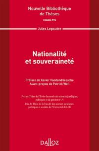 Nationalité et souveraineté