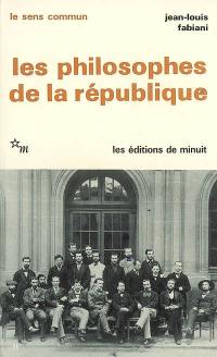 Les philosophes de la République