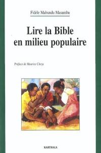 Lire la Bible en milieu populaire