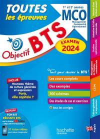 BTS MCO, management commercial opérationnel, 1re et 2e années : toutes les épreuves : examen 2024