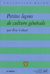 Petites leçons de culture générale