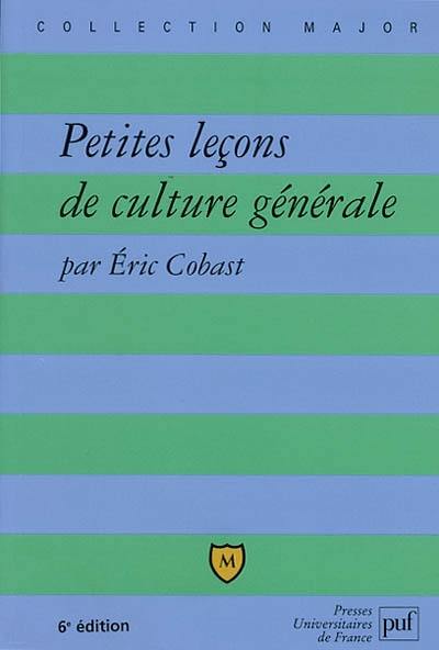 Petites leçons de culture générale